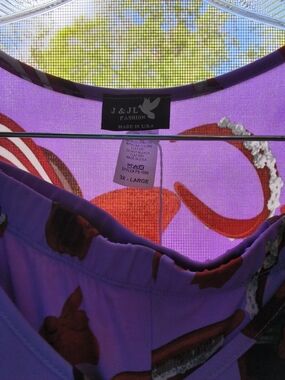 Purple Floral Women’s Top - 3X